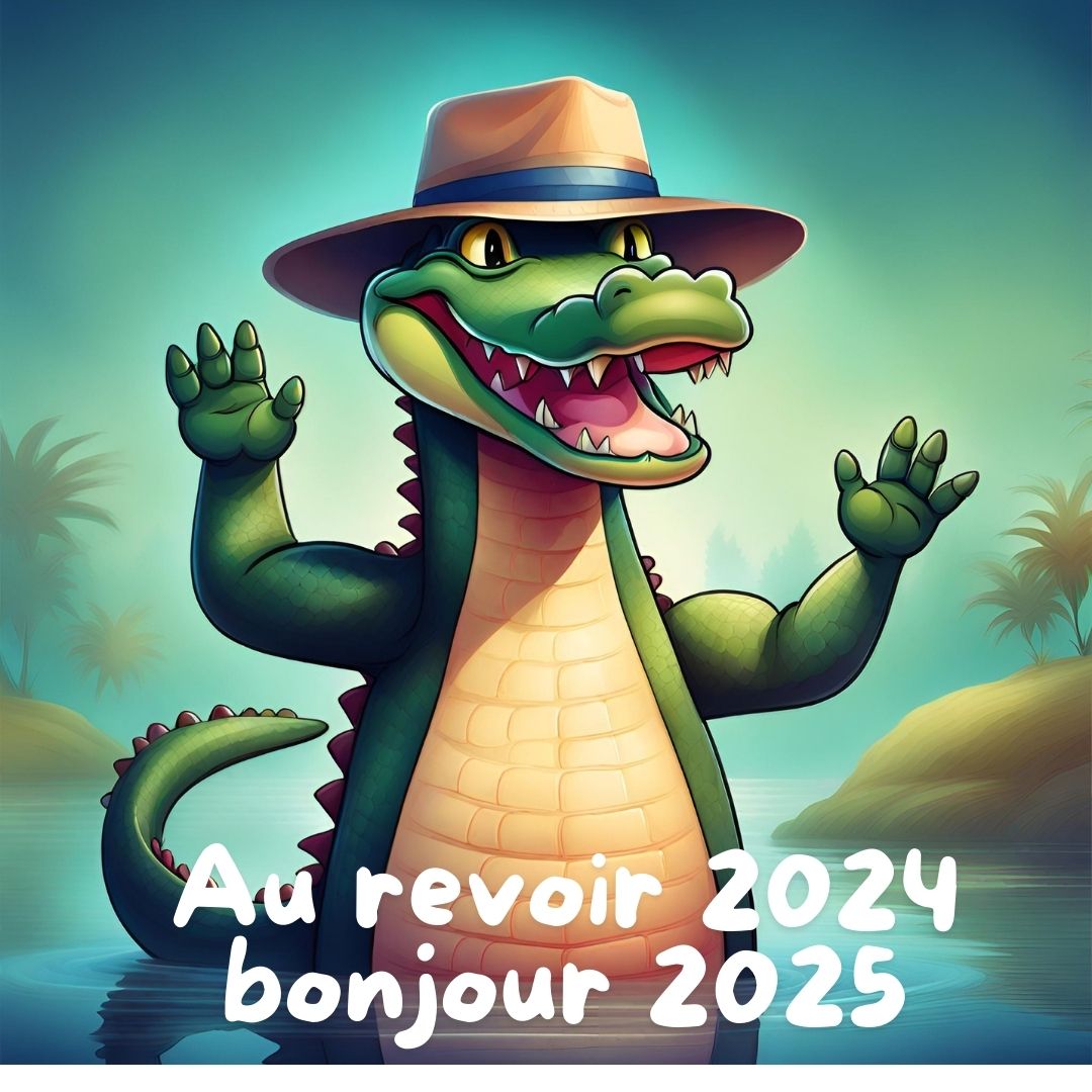 bonne année 2025 Au Revoir 2024 Bonjour an 2025